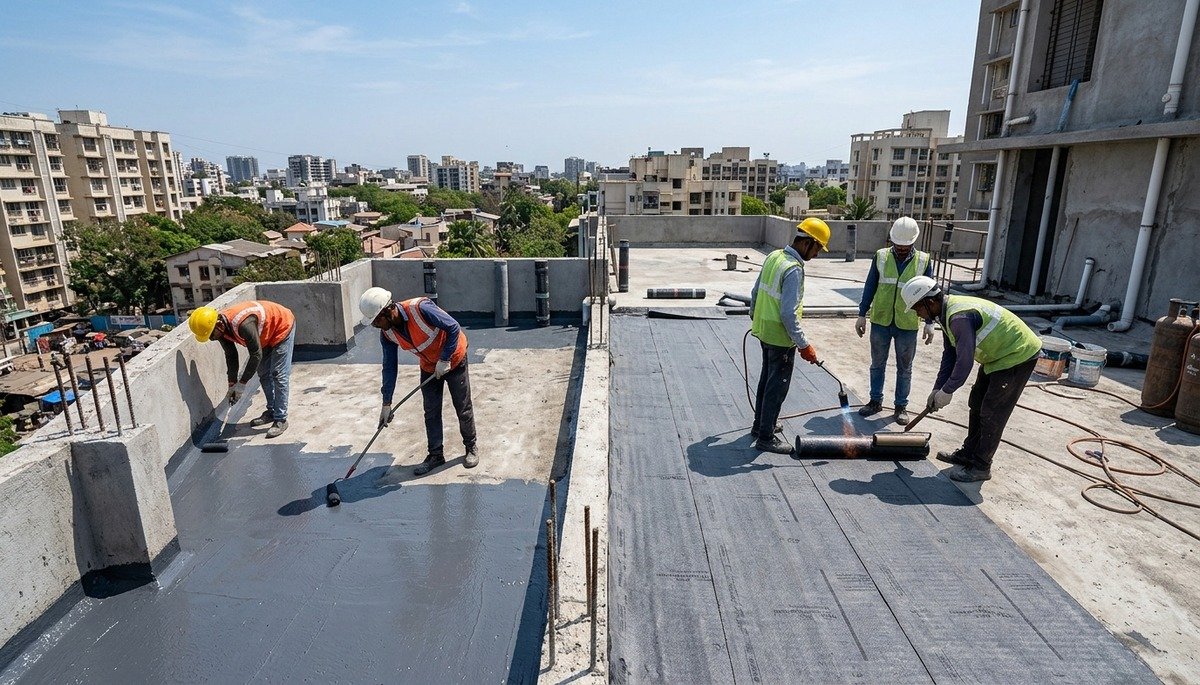 Waterproofing Cost Per Sq Ft in India (2026): Terrace, Bathroom and Basement Rates