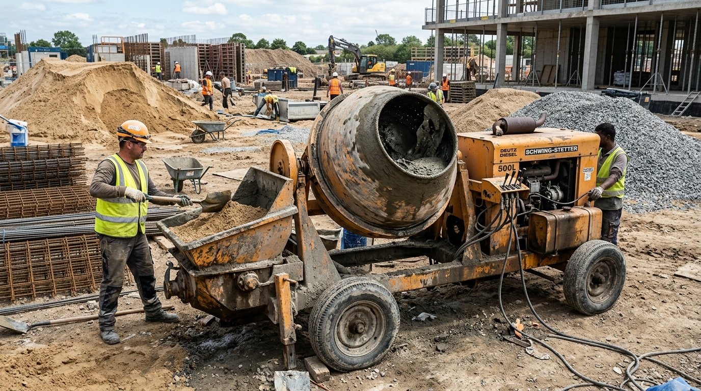 Concrete Mixture Machine