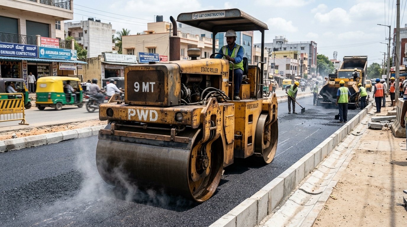 9 MT Static Tandem Road Roller