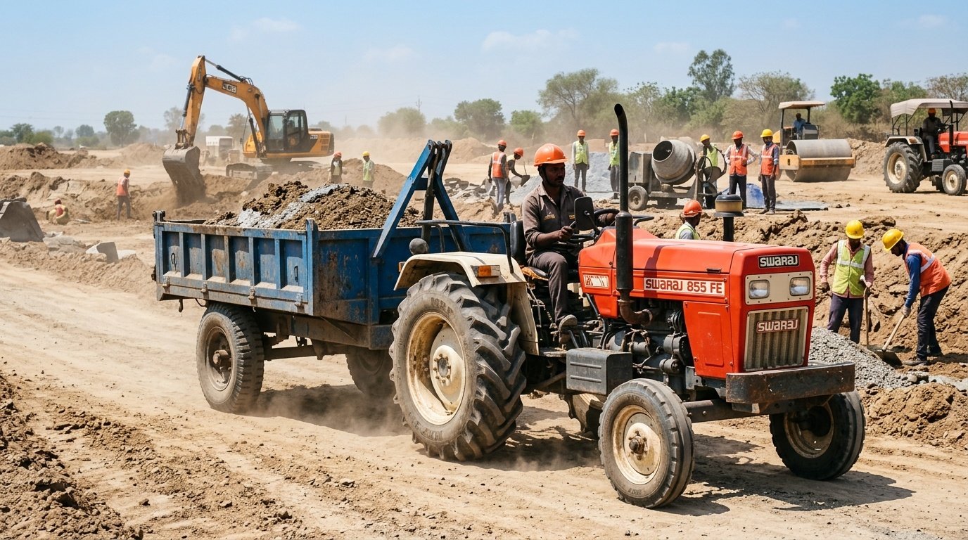 Swaraj 855 FE Tractor-Trolley