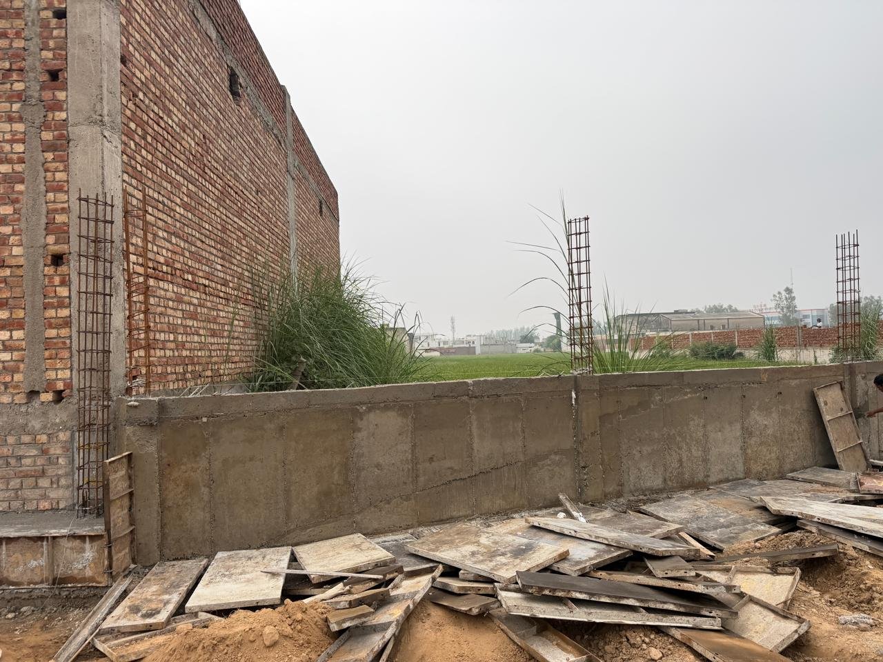 RCC Wall Construction