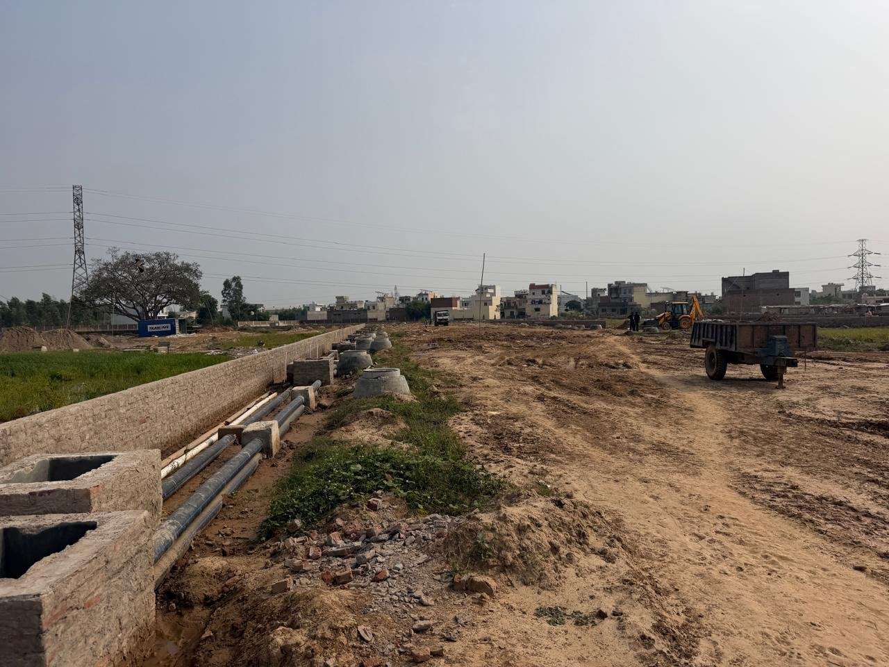 Underground Electrical Conduit Network & Drinking Water Pipeline Installation